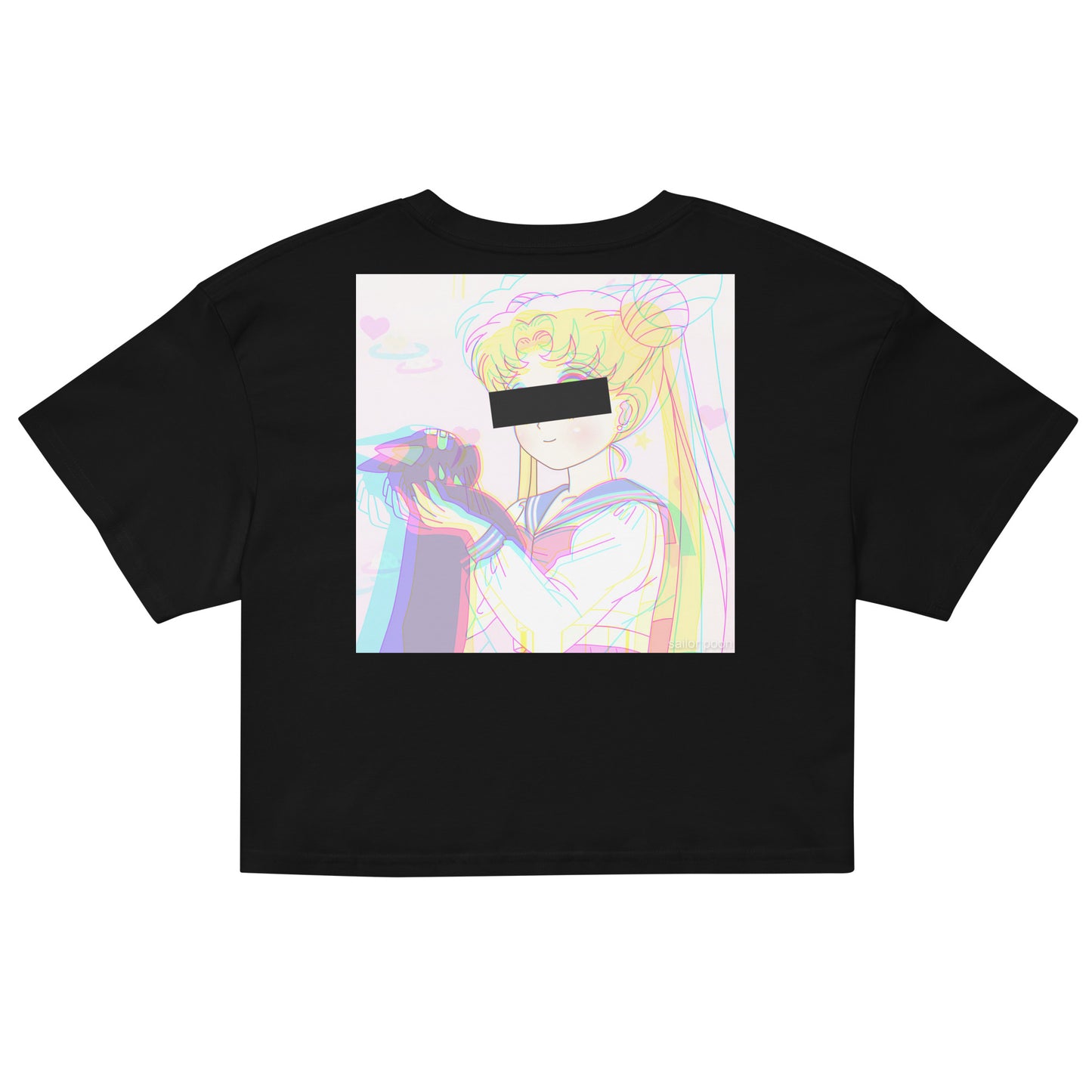 millennial crop / pet the kitty / lisa frank