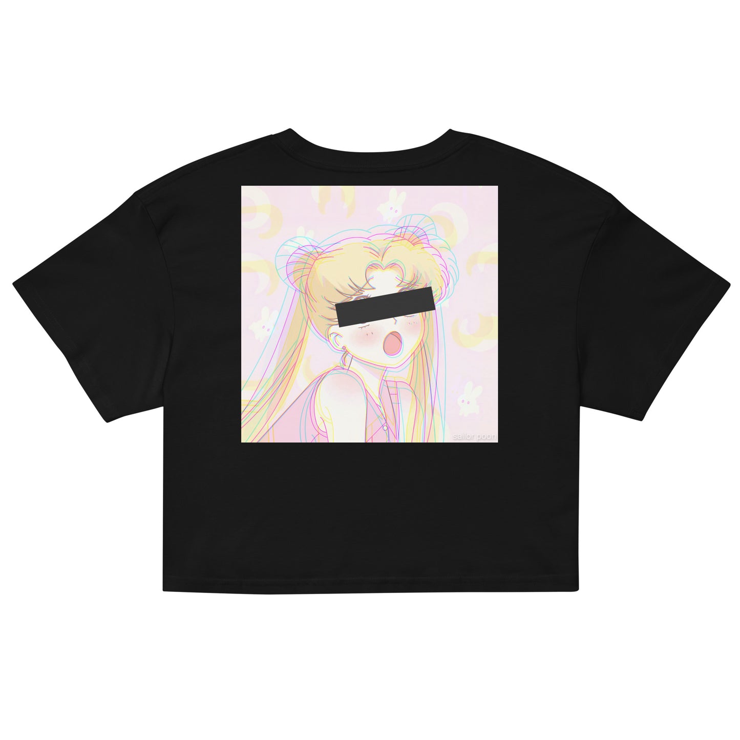 millennial crop / blush / lisa frank