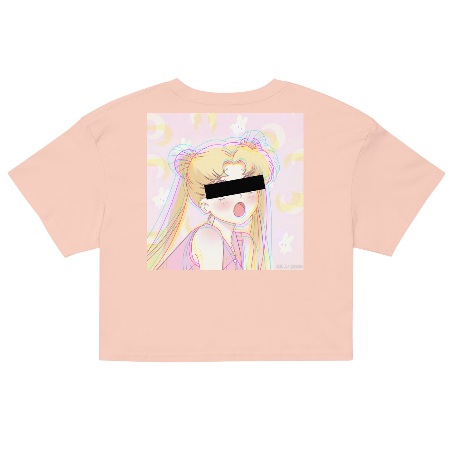 millennial crop / blush / lisa frank