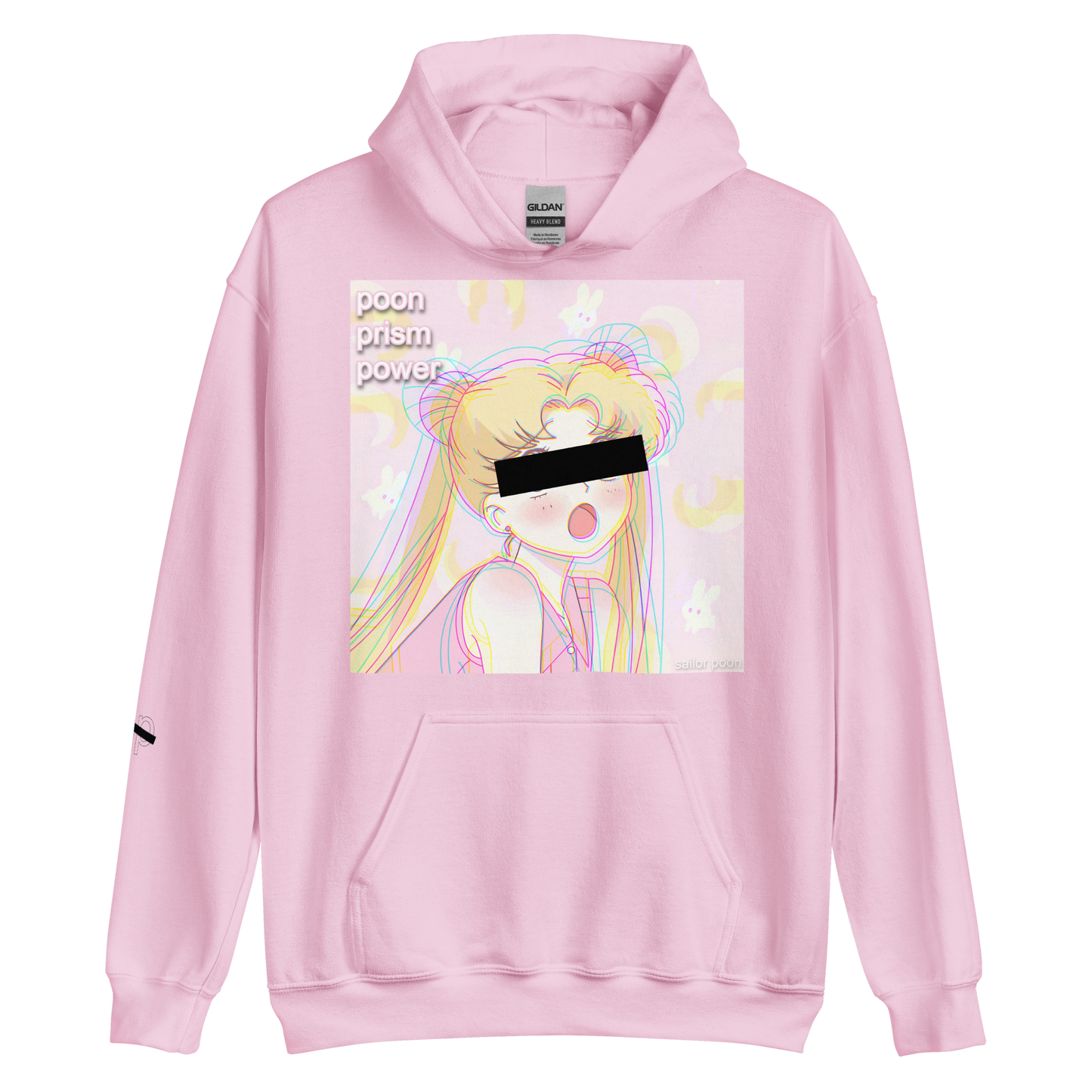 limited edition blush poon prism power hoodie